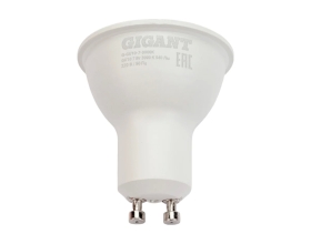 Светодиодная лампа Gigant GU10 7Вт 3000K 540Лм G-GU10-7-3000K