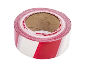 Сигнальная лента Gigant красно-белая, 50мм х 200м GIT-5