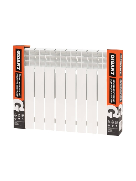 Биметаллический радиатор bim 500/80 10 секций Gigant GRBM58-10