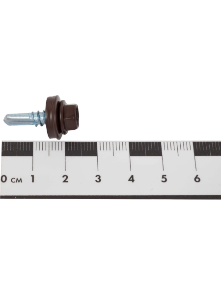 Gigant Кровельный саморез цинк 5,5x19 RAL 8017 сверло 250 шт G-124115