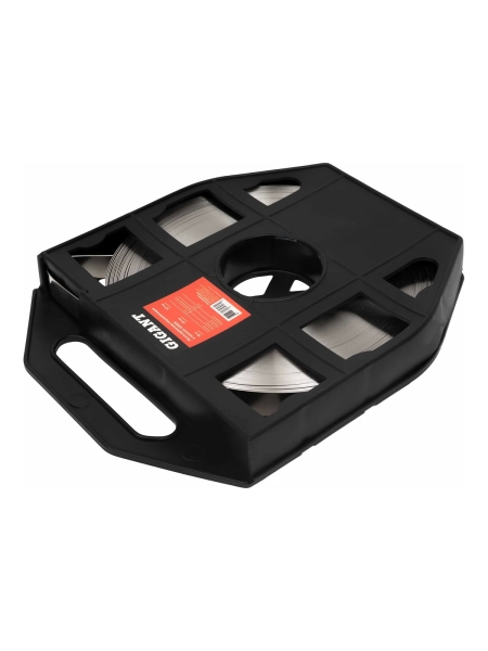 Рулонная нержавеющая лента Gigant 50м/20мм/0.7мм в кассете 123925