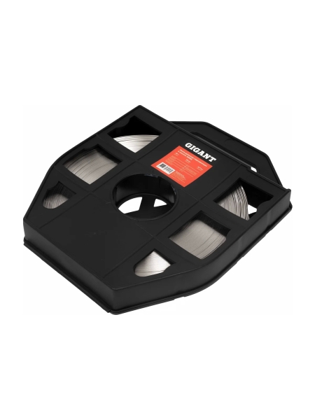 Рулонная нержавеющая лента Gigant 50м/20мм/0.7мм в кассете 123925