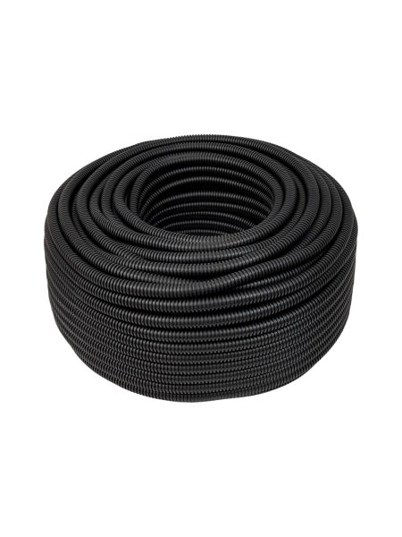 Гофрированная труба ПНД Gigant лёгкая черная D20 с зондом, стойкая к УФ 100м 20120-100GI