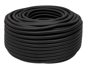 Гофрированная труба ПНД Gigant лёгкая черная D20 с зондом, стойкая к УФ 100м 20120-100GI