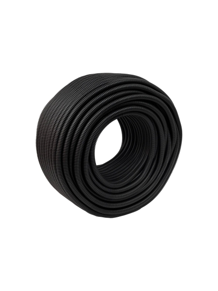 Гофрированная труба ПНД Gigant лёгкая черная D20 с зондом, стойкая к УФ 100м 20120-100GI