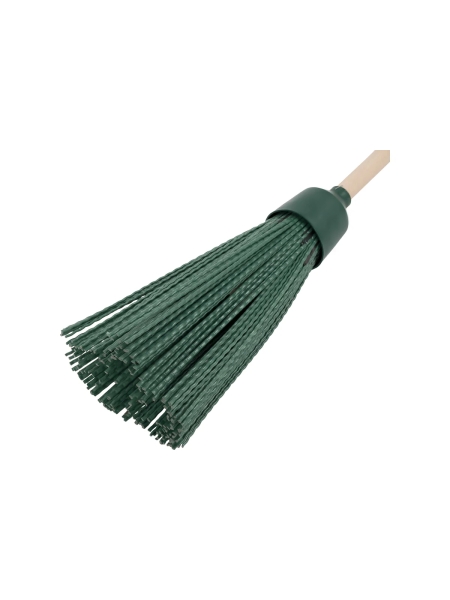 Метла 5-ти рядная круглая синтетическая Gigant 200*1400мм, черенок береза в/с GBR-01
