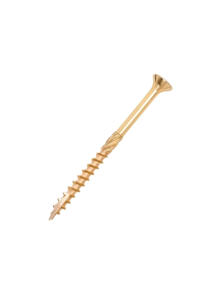 Конструкционный саморез Gigant желтый цинк 3,5x50 пот/г TORX 200 шт 123814