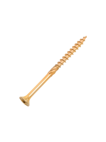 Конструкционный саморез Gigant желтый цинк 3,5x50 пот/г TORX 200 шт 123814