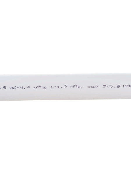 Труба Gigant PP-R белая, армированная стекловолокном SDR 7.4 (PN 20) 32x4.4 мм, 2 м GSG-13