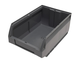 Ящик Gigant 350x230x150 ПП темно-серый 32081