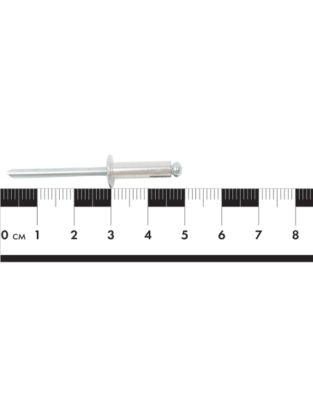 Заклепки вытяжные Gigant алюминий/сталь 4,8x16 500 шт. цинк 123910