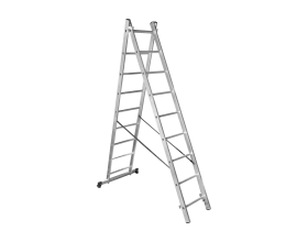 Двухсекционная лестница 9 ступеней Gigant L-02 2х9