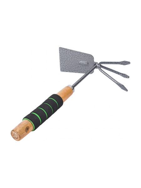 Мотыжка из углеродистой стали и порошковым покрытием с деревянной ручкой и мягкой накладкой Gigant GVER-07