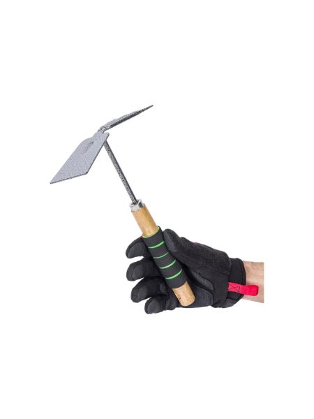 Мотыжка из углеродистой стали и порошковым покрытием с деревянной ручкой и мягкой накладкой Gigant GVER-07