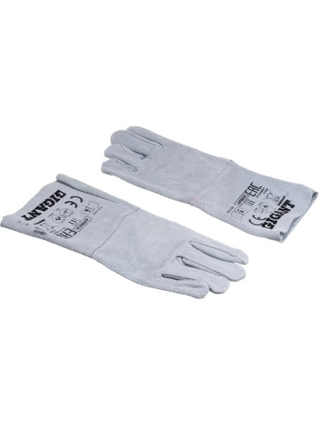 Спилковые краги сварщика Gigant SPL1 (Россия)