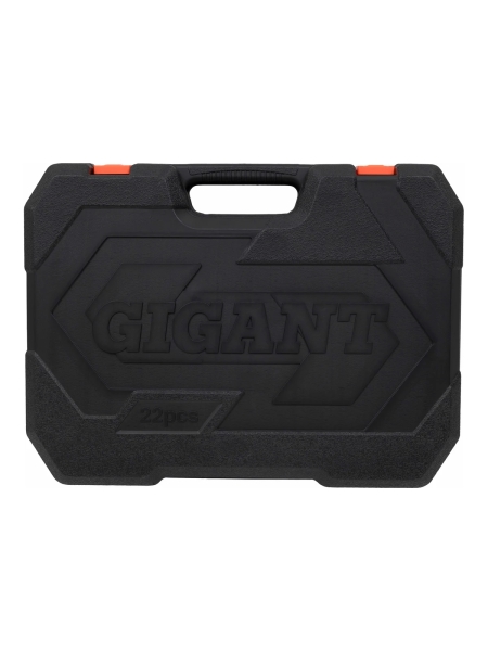 Набор комбинированных трещоточных ключей Gigant в пластиковом кейсе 22 шт GKRC-22