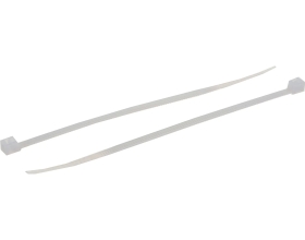 Нейлоновая хомут-стяжка Gigant 2,5х100 белый, 100 шт G/1/12