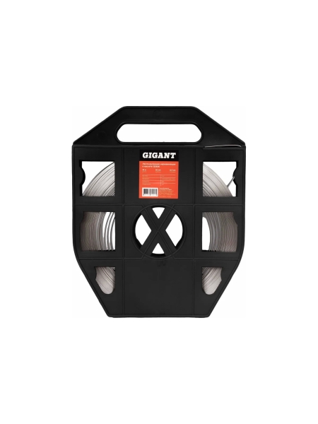 Рулонная нержавеющая лента Gigant 25м/20мм/0.7мм в кассете 123926