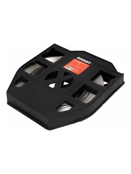 Рулонная нержавеющая лента Gigant 25м/20мм/0.7мм в кассете 123926