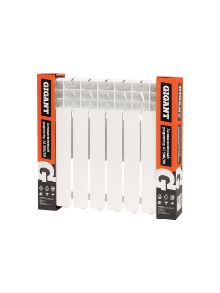 Алюминиевый радиатор Al 500/80 8 секций Gigant GRA58-8