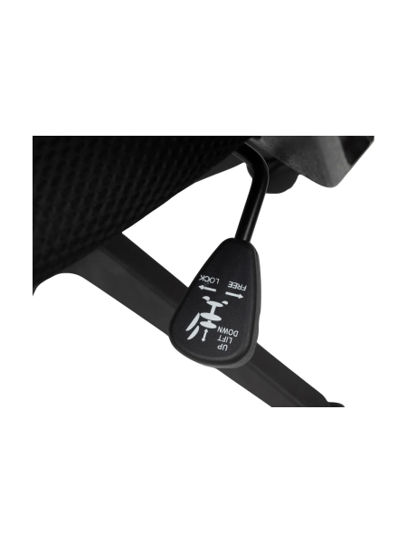 Компьютерное кресло Gigant черное, спинка сетка, 150 кг GCH-11