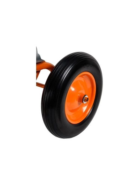 Строительная двухколесная тачка Gigant 110л, 200 кг, литые ПУ колеса GX-03