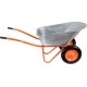 Строительная двухколесная тачка Gigant 110л, 200 кг, литые ПУ колеса GX-03