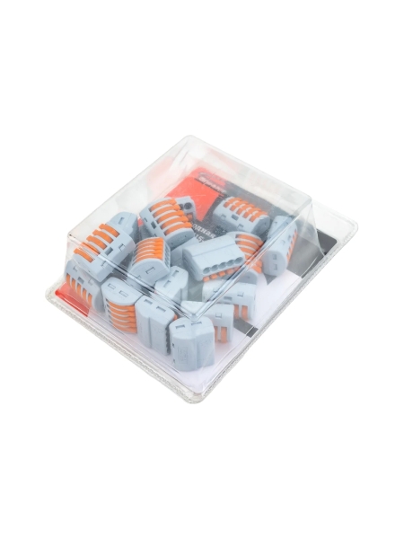 Пятипроводная клемма Gigant 20 шт/уп 0,08-2,5(4)мм² GCT-222-415-20