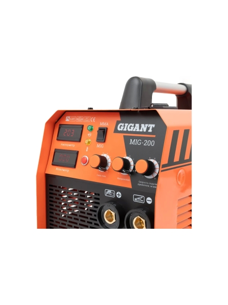 Сварочный полуавтомат - инвертор (200 A; EURO; ПВ 60%) Gigant MIG-200