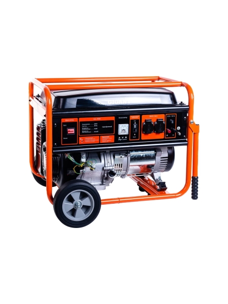 Бензиновый генератор Gigant (5,5 кВт; колёса и ручки) GGL-5500