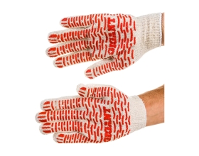 Перчатки Gigant х/б с ПВХ-покрытием, 10 класс, размер 10, 200 пар GL10-2