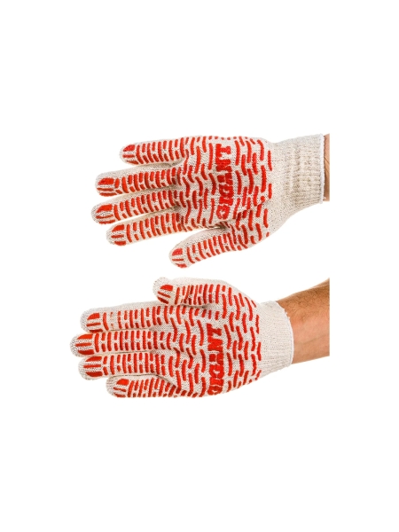 Перчатки Gigant х/б с ПВХ-покрытием, 10 класс, размер 10, 200 пар GL10-2