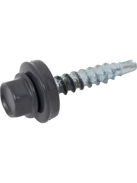 Gigant Кровельный саморез цинк 4,8x29 RAL 7024 сверло 250 шт G-124104