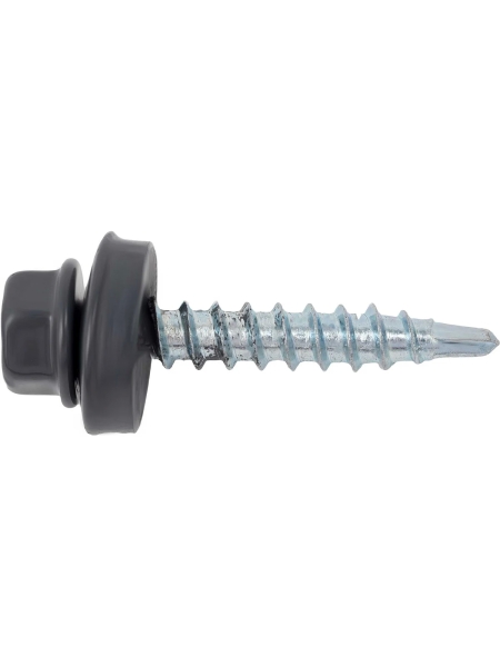 Gigant Кровельный саморез цинк 4,8x29 RAL 7024 сверло 250 шт G-124104
