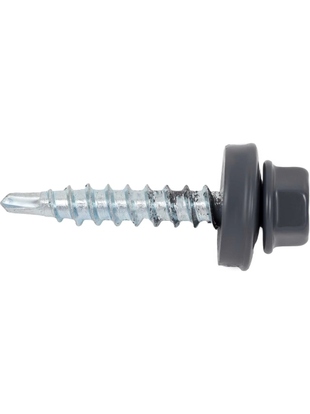 Gigant Кровельный саморез цинк 4,8x29 RAL 7024 сверло 250 шт G-124104