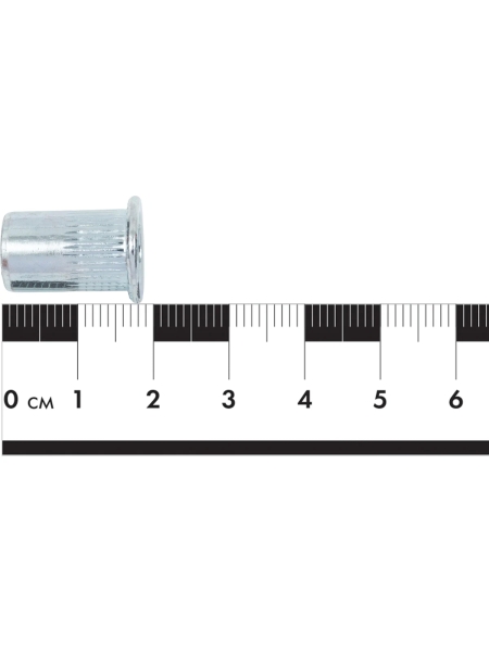 Резьбовые заклепки с насечками, стандартный бортик М8 цинк 250 шт. Gigant 123914