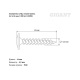 Саморезы Gigant 4,2x14, полусфера, острый, цинк, 1000 шт. 123591