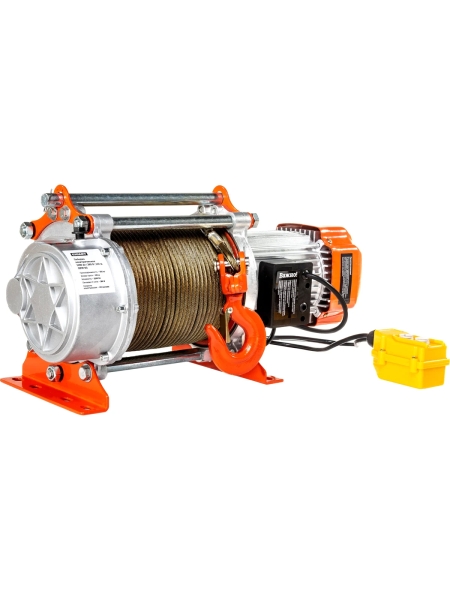 Электрическая лебедка Gigant 500/1000 кг, 380 В, 100/50м, Диаметр троса 6мм, GEW-03