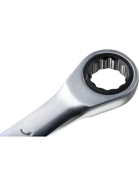 Комбинированный трещоточный ключ Gigant 19мм, Сталь Cr-V, 72 зуба, GRW19