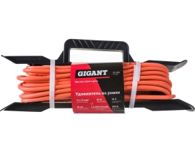 Удлинитель на рамке Gigant с/з ПВС 3х1,5 16A 10м IP 44 INDUSTRY EG PE-009