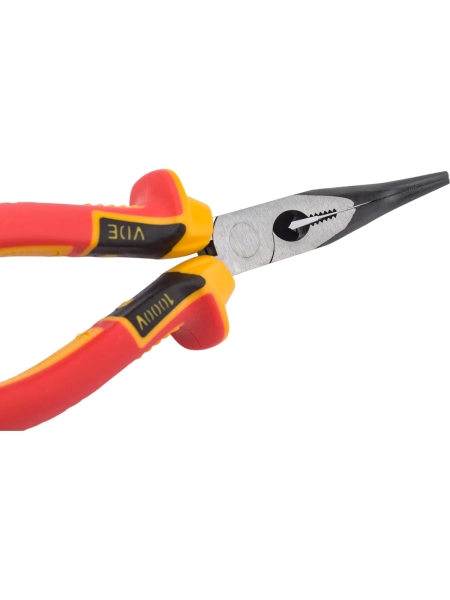 Изогнутые изолированные длинногубцы Gigant 200 мм GICNP-200