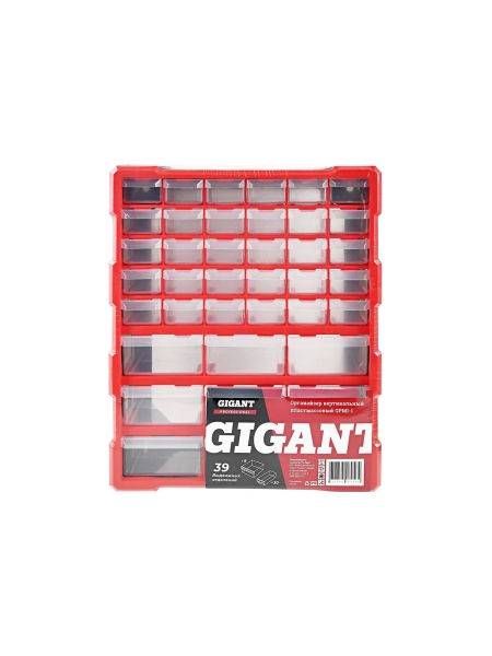 Вертикальный пластмассовый органайзер 39 отделений Gigant Professional GPMI-1
