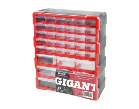 Вертикальный пластмассовый органайзер 39 отделений Gigant Professional GPMI-1