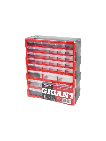 Вертикальный пластмассовый органайзер 39 отделений Gigant Professional GPMI-1