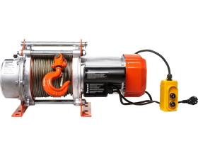 Электрическая лебедка Gigant 500/1000 кг, 220 В, 70/35 м, Диаметр троса 6мм, GEW-01
