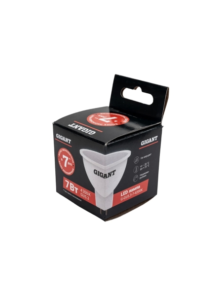 Светодиодная лампа GU5.3 7Вт 4200K MR16 540Лм Gigant G-GU5.3-7-4200K