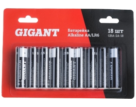 Батарейка Gigant Alkaline АА/LR6 блистер 18 шт. GBA-2A-18