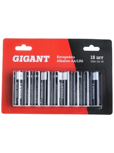 Батарейка Gigant Alkaline АА/LR6 блистер 18 шт. GBA-2A-18