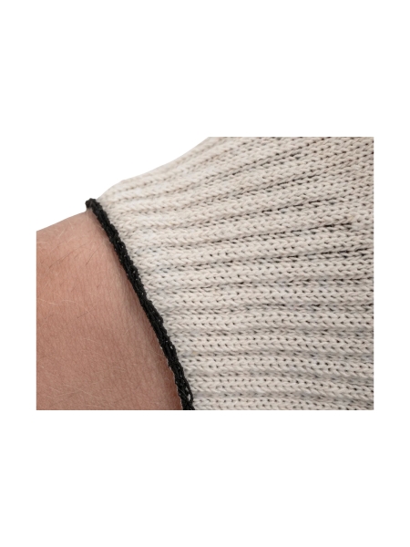 Трикотажные легкие перчатки Gigant с покрытием ПВХ-точка, 10 класс, белые GGC-9