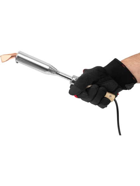 Электрический паяльник Gigant 200Вт, клин, деревянная рукоятка GES-06